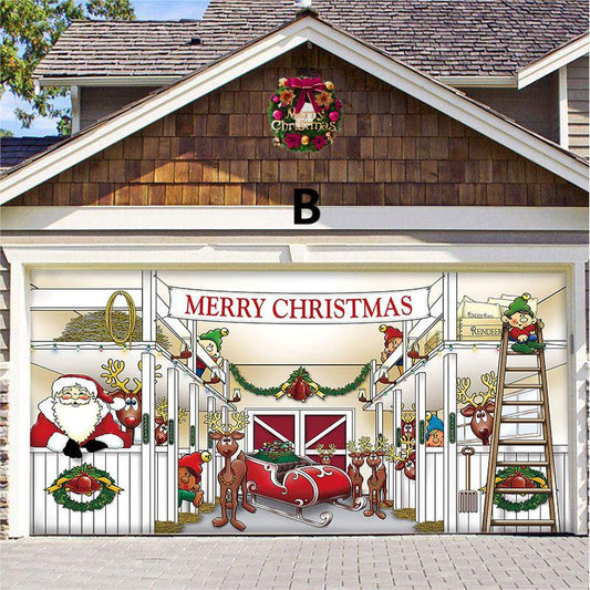 🎄 Christmas Reusable Garage Door Decoration