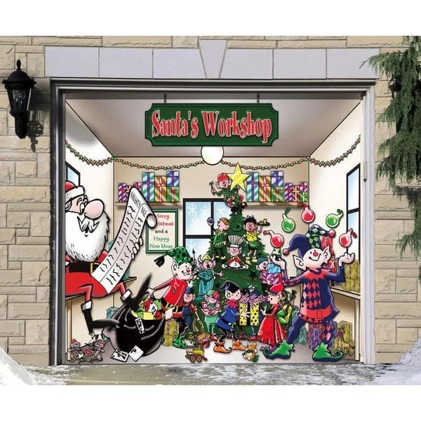 🎄 Christmas Reusable Garage Door Decoration