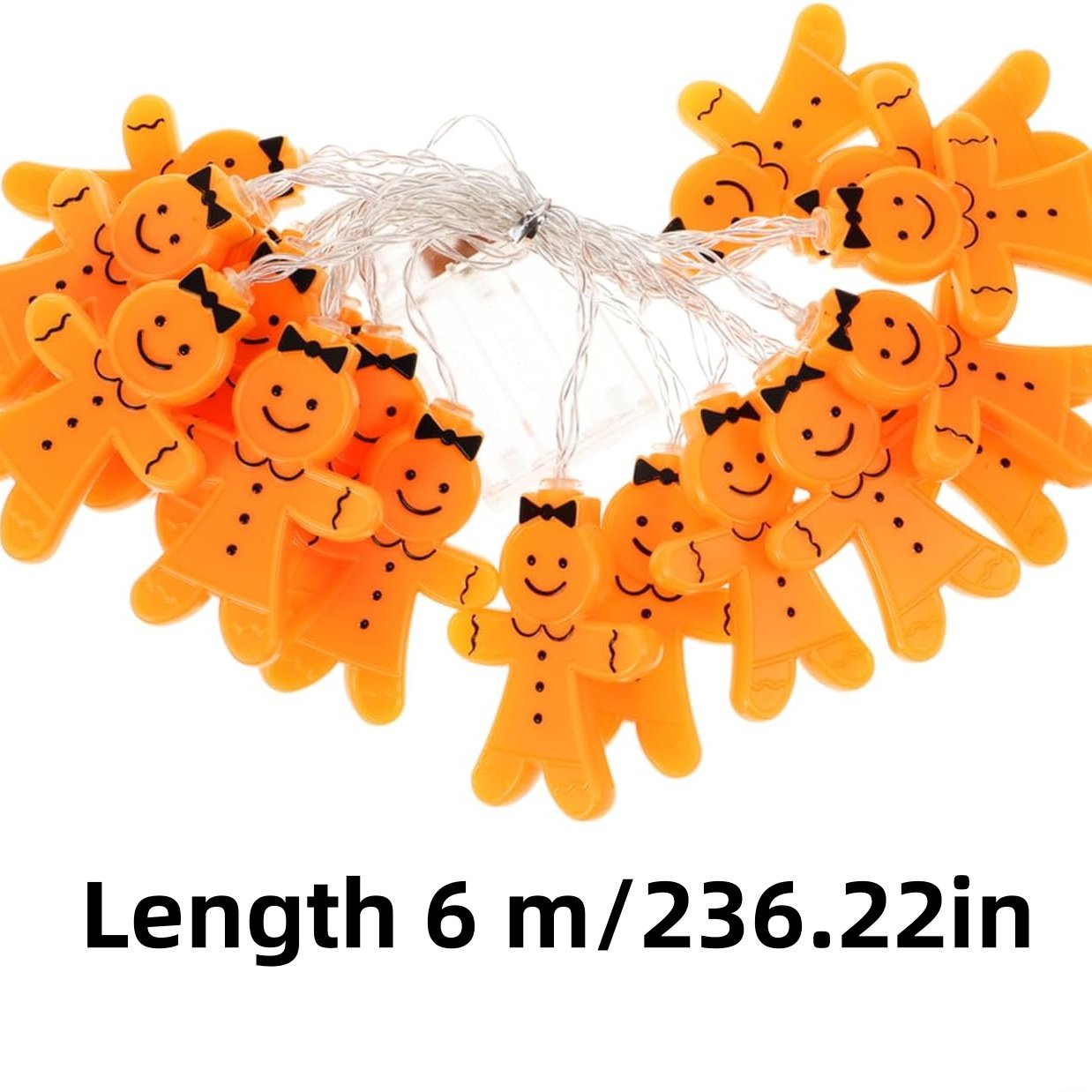 Gingerbread Man String Lights🌟Holiday Atmosphere Gifts🎁Christmas LED Lights