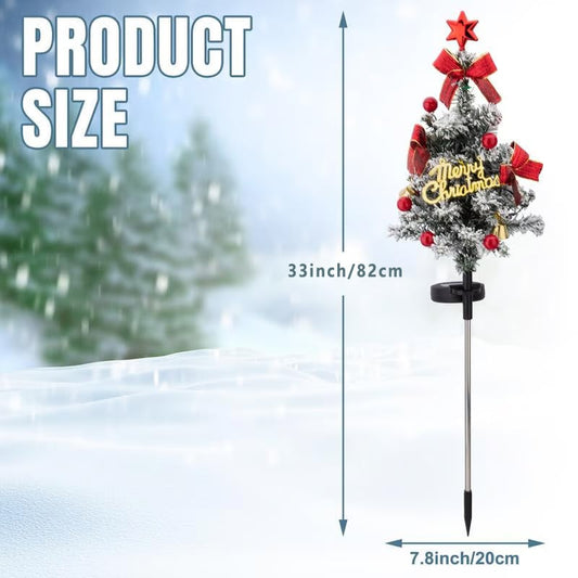 🎄Solar Christmas Tree Stake Lights
