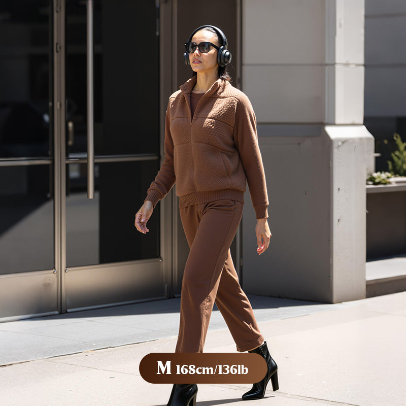 🎁Your New Go-To Winter Outfit🔥3-Piece Warm Knit Lounge Set That Keeps You Cozy, Chic & Confident All Day ❄️