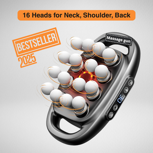 All-in-One Body Massager – 16 Heads for Neck, Shoulder, Back