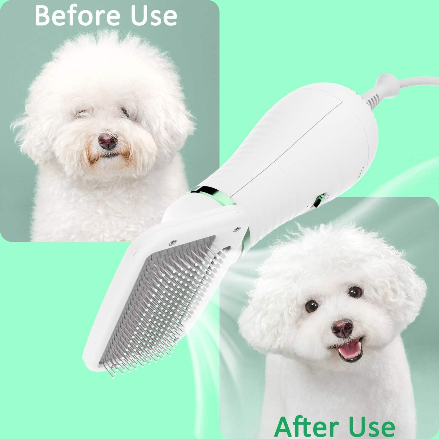 Brushy Air: 2 In 1 Dog Dryer(Send universal conversion head)