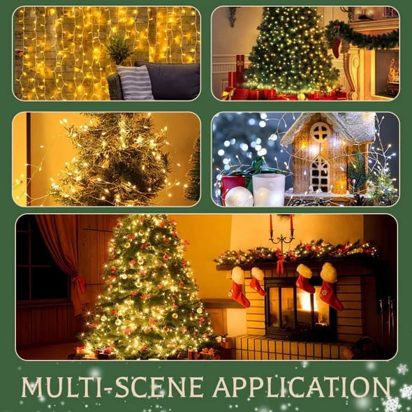 🎁🎄Early Christmas Promotion ⭐ Copper Wire Firecracker Light String