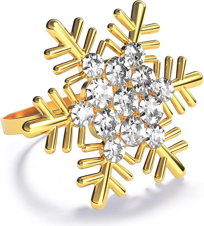 🎅Christmas Napkin Rings for Christmas Holiday Party❄️ Table Decoration🍽️