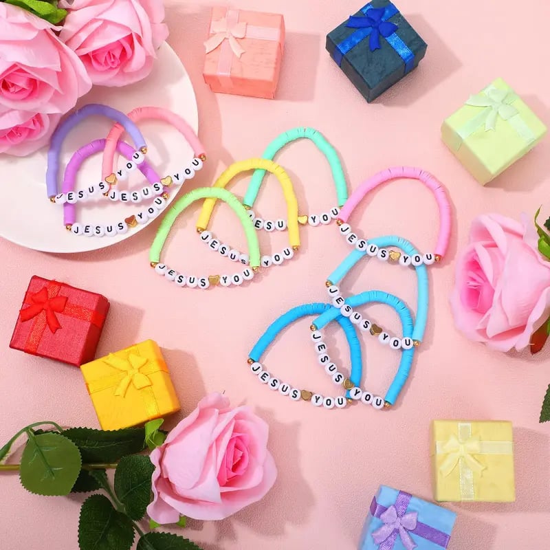 🙏"Jesus Loves You" Bracelets – Christian Faith & Friendship Gifts