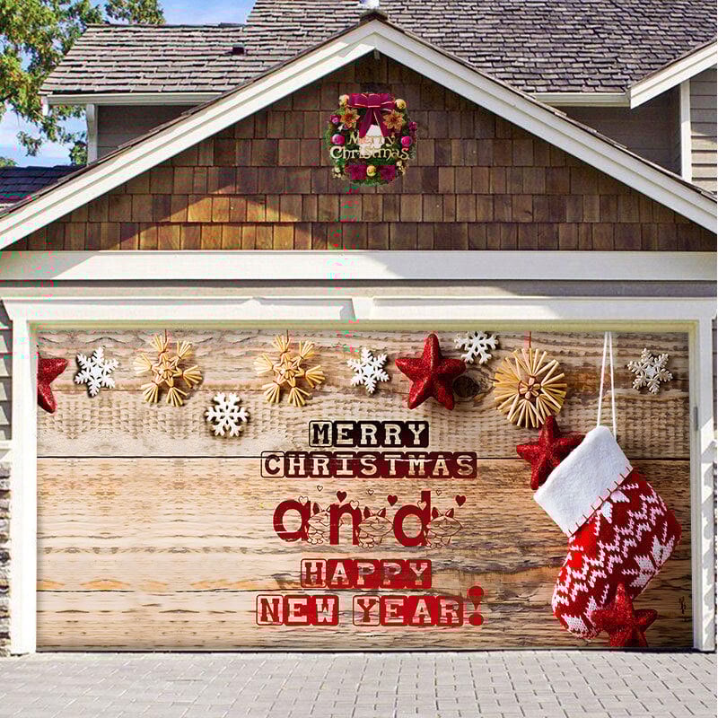🎄 Christmas  Reusable Garage Door Decoration