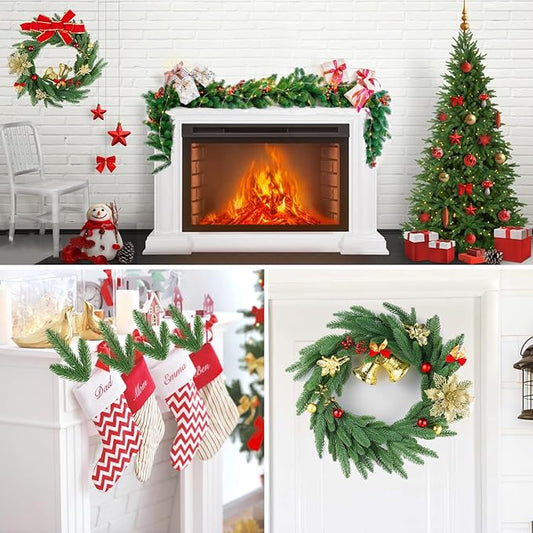 🏆2025 Christmas Hot Sale⚡ Artificial Pine Branches for Christmas Tree – 3D Faux Greenery Decorations