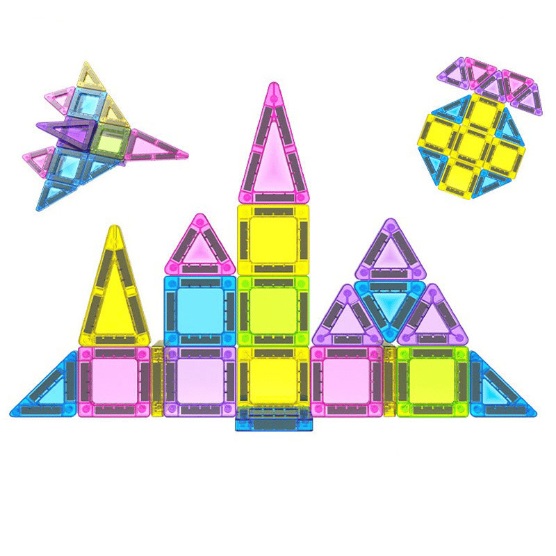 🔥🧲 Children's Magnetic Building Blocks – STEM Educational Toys