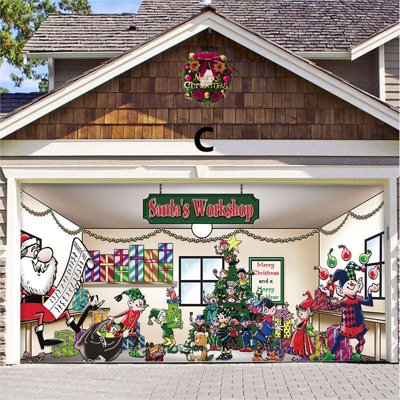 🎄 Christmas  Reusable Garage Door Decoration