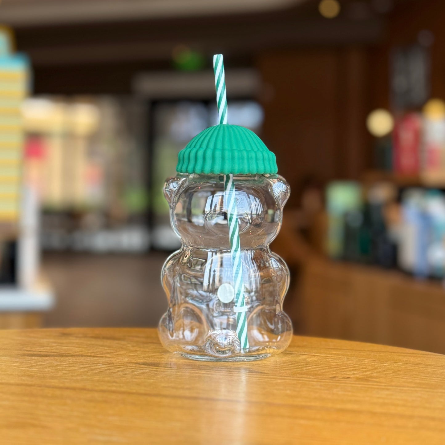 🔥Hot Sale 49% off-🌟Bearista Glass Straw Cup 🐻✨