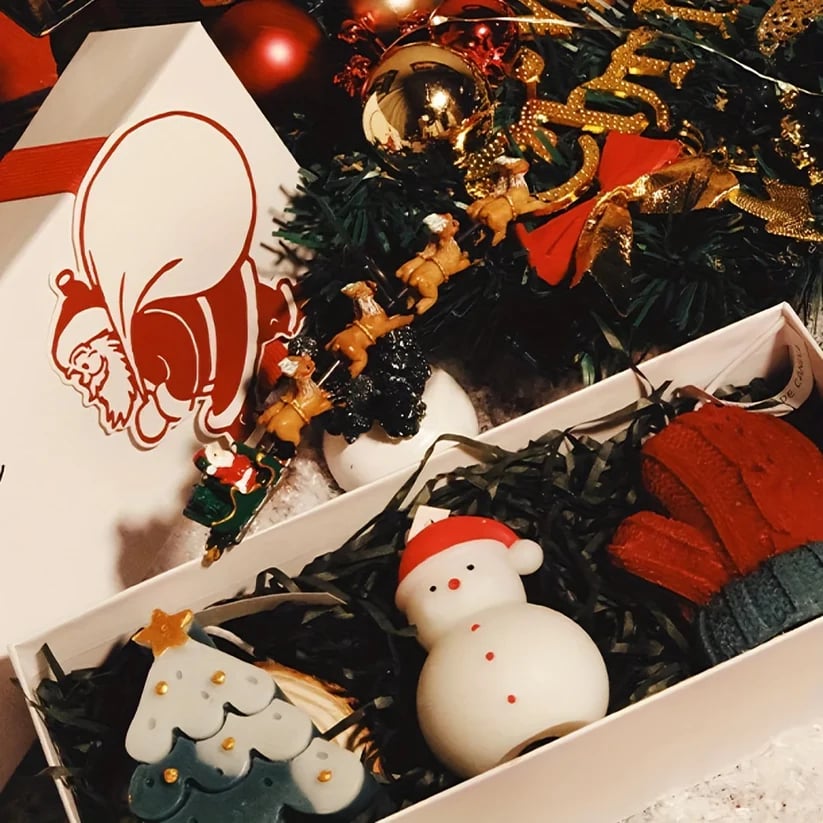 🎅Christmas three-piece scented candle gift set🦌