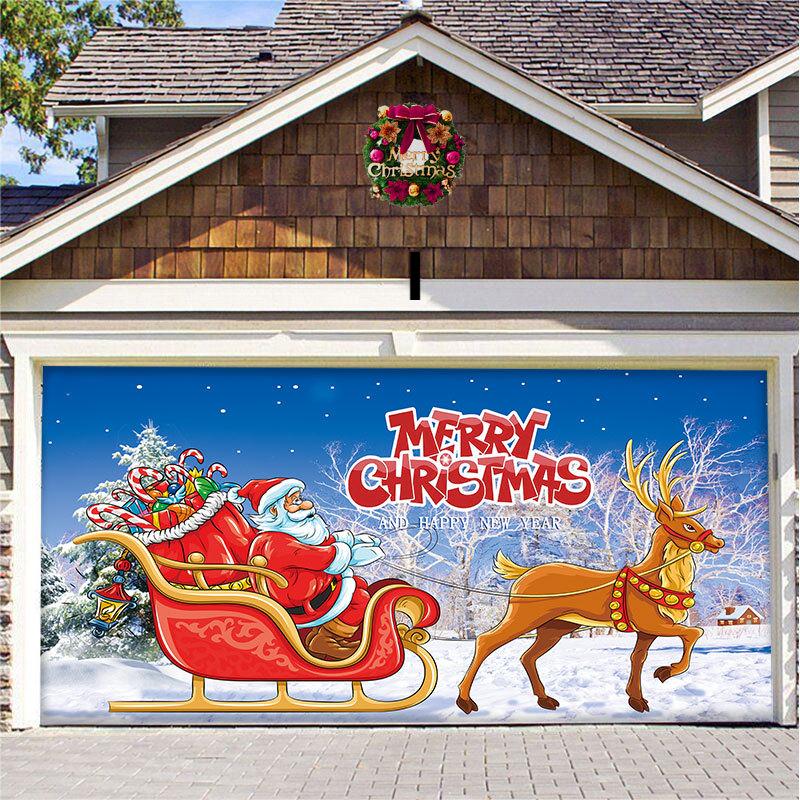 🎄 Christmas  Reusable Garage Door Decoration