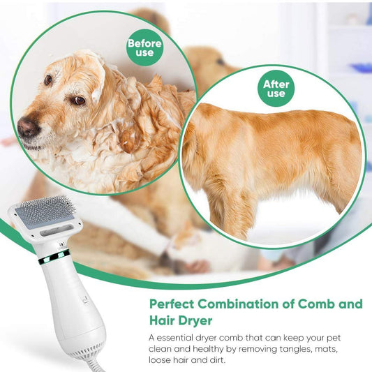 Brushy Air: 2 In 1 Dog Dryer(Send universal conversion head)