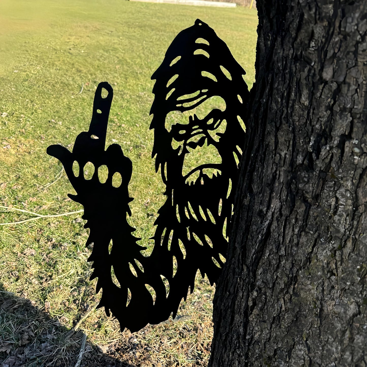 ⏰Last Day Promotion 49% OFF -Peeping middle finger animal metal sign🏡Yard Art Decor