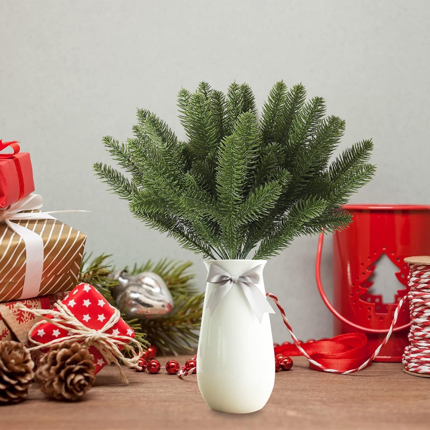 🏆2025 Christmas Hot Sale⚡ Artificial Pine Branches for Christmas Tree – 3D Faux Greenery Decorations