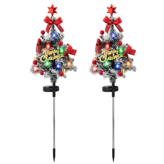🎄Solar Christmas Tree Stake Lights
