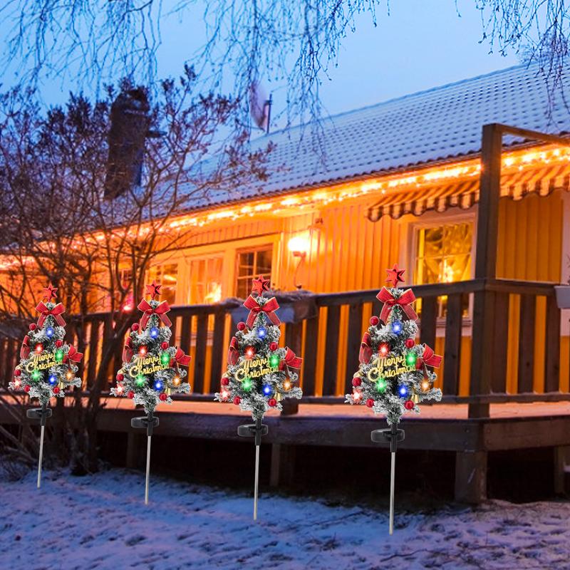 🎄Solar Christmas Tree Stake Lights