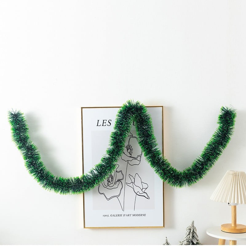 🎅Christmas Tinsel Garland🎄Christmas Decorations for in Indoor Outdoor