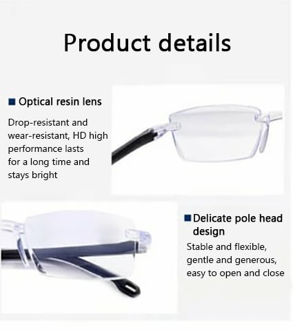 Buy 1 Get 1 Free🔥 Color-changing Anti-blue Light Presbyopia Glasses