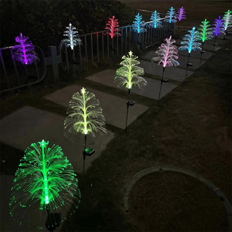 Seven Colors Gradient Solar Christmas Tree Lights
